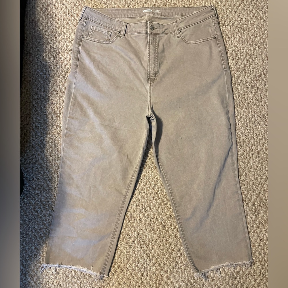Plus Old Navy OG Straight Crop Jeans